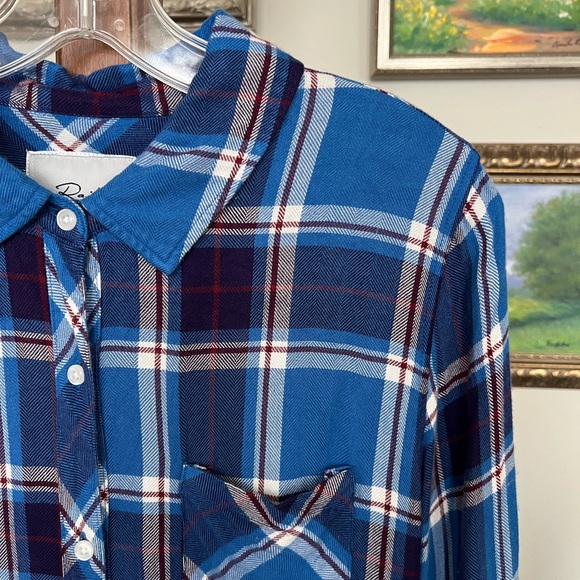 Rails Hunter Long Sleeve Button Down Top - Picture 6 of 16